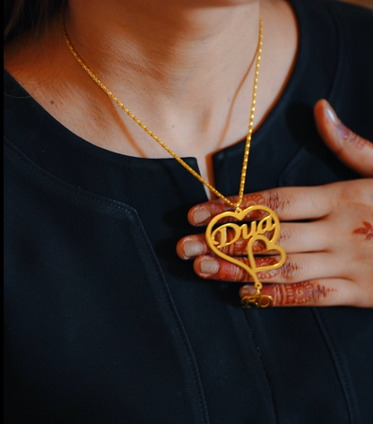 Heart Name Necklace