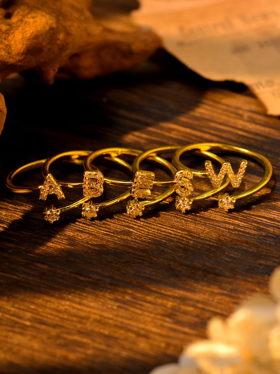 Alphabet initial ring